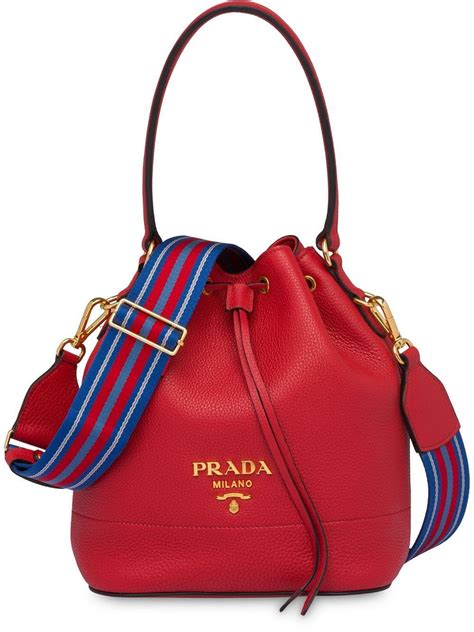 prada fabric shoulder bag bucket|prada bucket bag review.